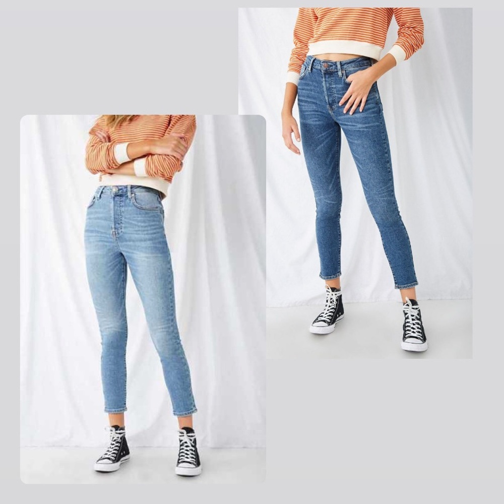 2 Bundle of Mom Jeans 	
The Westwood Button-Fly Mom Jeans
